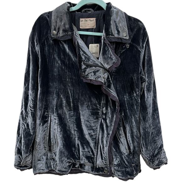 NWT Free People House Party Velvet
Moto Jacket - Picture 6 of 9